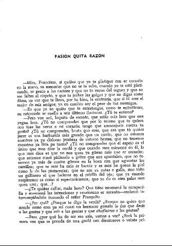 Pasion quita razon