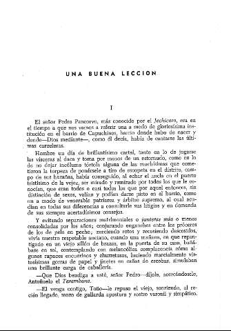 Una buena lección