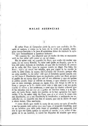Malas ausencias