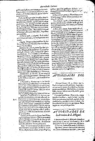 Avtoridades del recuerdo - Avtoridades de la devocion de S. Miguel