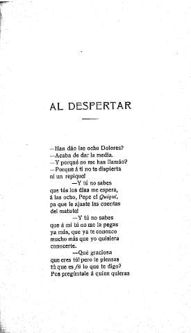 Al despertar