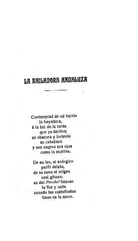 La bailadora andaluza