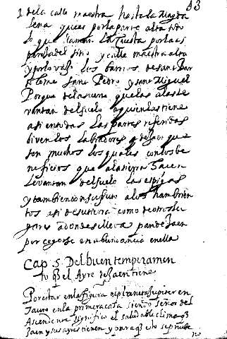 Cap.5. Delbuen temperamento qe el Ayre deJaen tiene