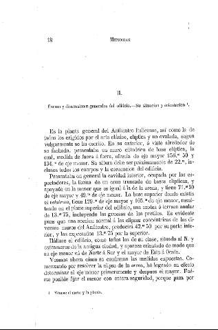 II. Forma y dimensiones generales del edificio. - Su situación y orientación