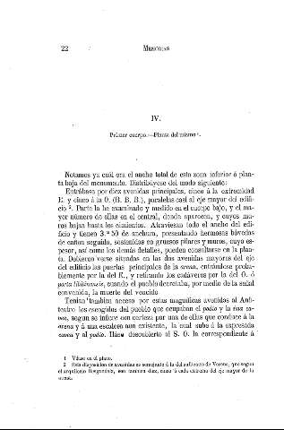 IV. Primer cuerpo. - Planta del mismo