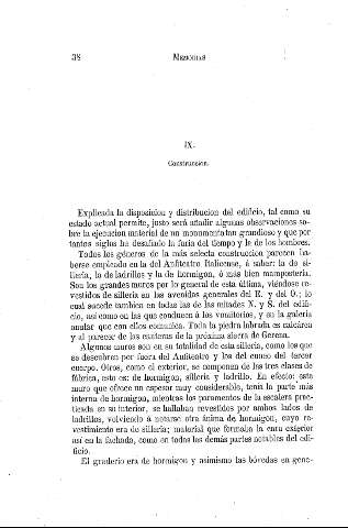 IX. Construcción