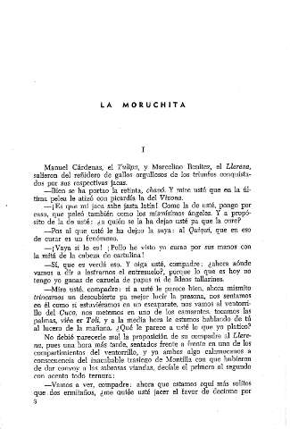 La Moruchita. I