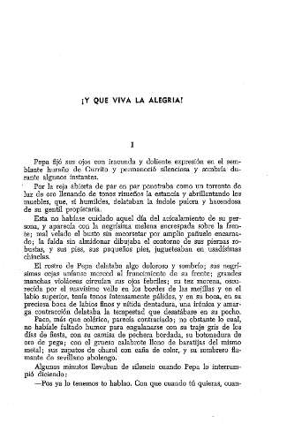 ¡Y que viva la alegria!. I