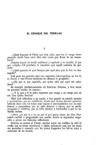 El consejo del Torrijas. I