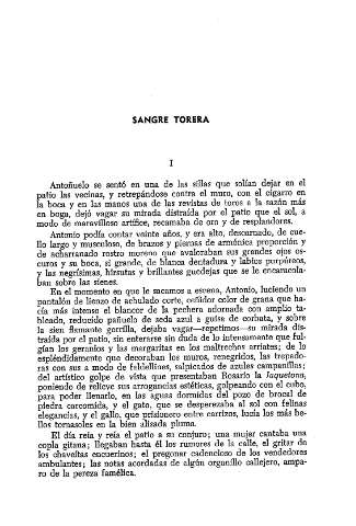 Sangre torera. I
