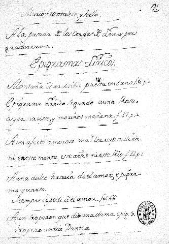 Epigramas Liricos