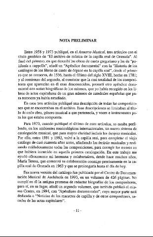 Nota preliminar