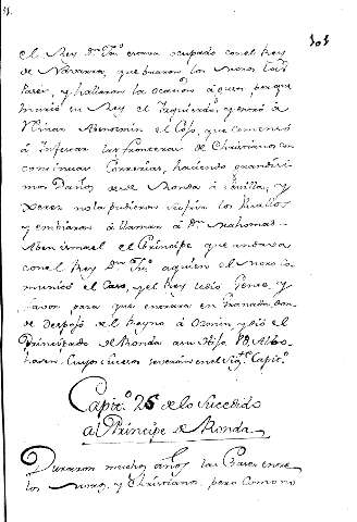 Capit. 25º delo sucedido alPrincipe deRonda