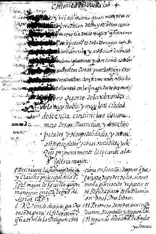 Libro quarto de la chronica de la muy noble y muy leal cibdad de Sevilla contiene elnumero desus Parrochias y desus Hospitales y Hospitalidades y otras antiguedades y cosas notables ...
