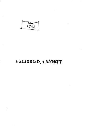 Exlibris D.A. Mosty