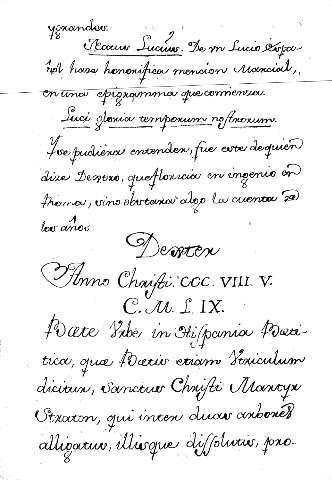 Dexter Anno Christi CCC. VIII. V. C. M. L. IX