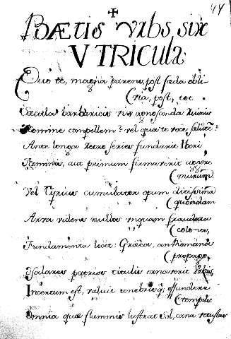 Baetis vrbs sive vtricula
