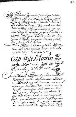 Cap 8 de Martin Alfonso deMontemaior señor dela Cassade Montemaior y 2º deAlcaudete