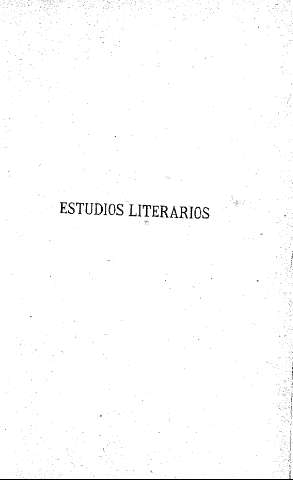 Estudios literarios