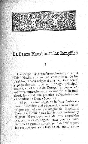 La Danza Macabra en las Campiñas