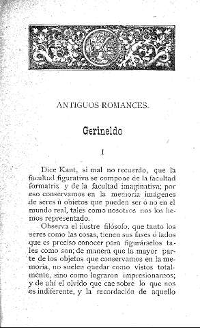 Antiguos Romances