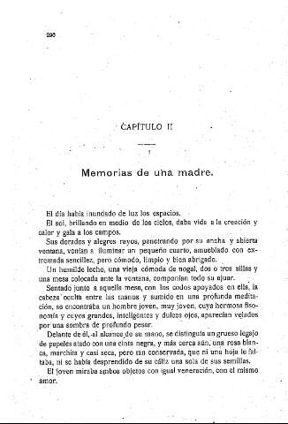 Capítulo II. Memorias de una madre