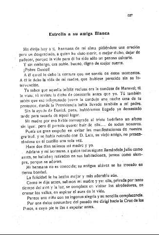 Estrella a su amiga Blanca
