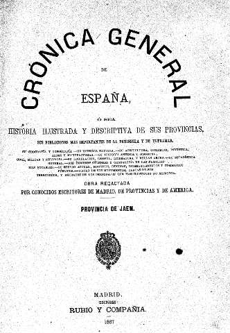 Crónica General de España... Provincia de Jaén