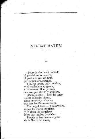 ¡Stabat mater!
