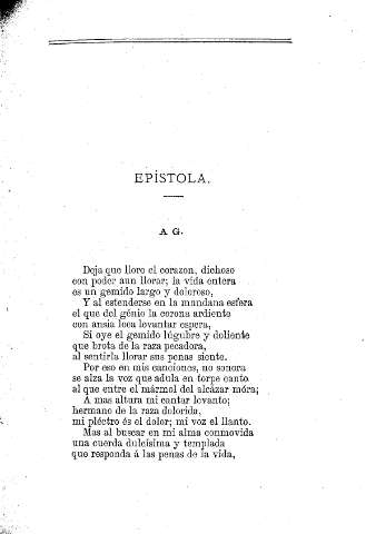 Epístola. A G.