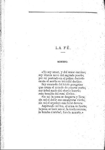 La Fé. Soneto