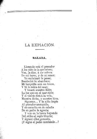 La Expiación. Balada