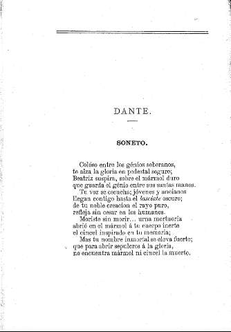 Dante. Soneto