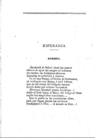 Esperanza. Soneto