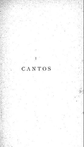 I. CANTOS