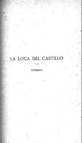 La loca del castillo. Leyenda