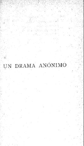 Un drama anónimo