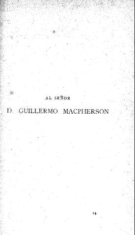 Al señor D. Guillermo Macpherson