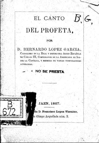 El canto del Profeta