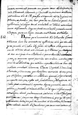 Despues que el enunciado Dn. Narciso García Montero hace los antecedentes relecciones ...