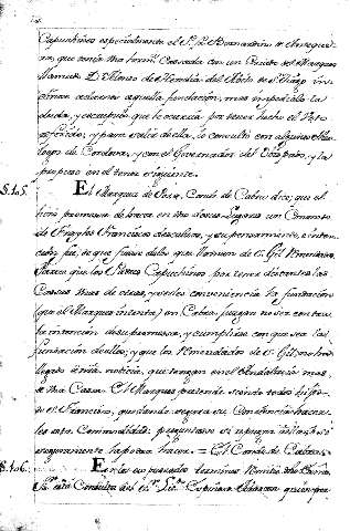 El Marquez de Soza, Conde de Cabra dice; que el hizo promesa de hacer en vno de sus Lugares un Convento de Frayles Franciscos desclazos ...