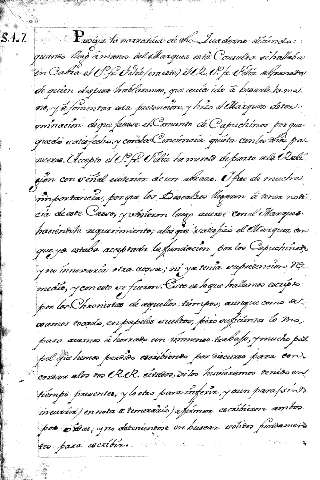 Prosige la narrativa de otro Quaderno diciendo; quando llegà â manos del Marquez esta Consulta se  trallaba  en Cabra ...