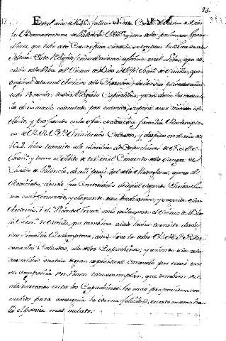 En el año 1646 fallecio en este Convto. el Siervo deDios fr. Buenaventura deValencia Pred.  ...