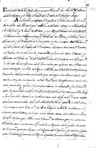 Enel año 1655 fallecieron en este Convto. los Herm. Alonso de Andujar y Fray Franco. de abra Religiosos Legos..