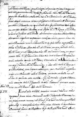 En el año de1736 termino en este Convto. su vida temporal para vivir eternamte. enlos celestiales  Alcasares como piadosamente  creemos el Herm. fr. Franco. de Alvenga ... 