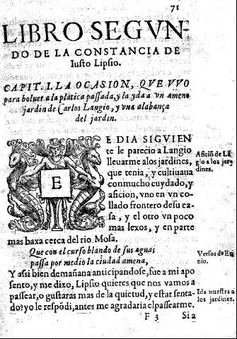 LIBRO SEGUNDO DE LA CONSTANCIA DE IUSTO LIPSIO