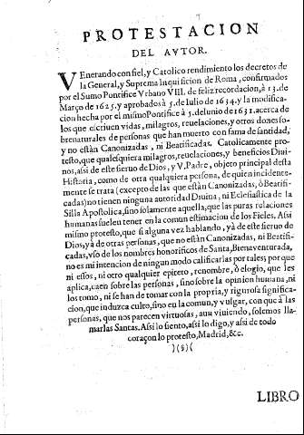 Protestacion del autor