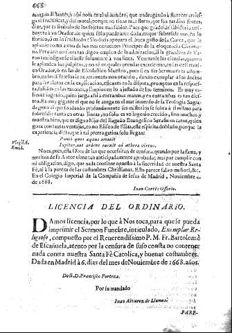 Licencia del ordinario