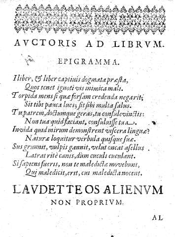 Auctoris ad Librum