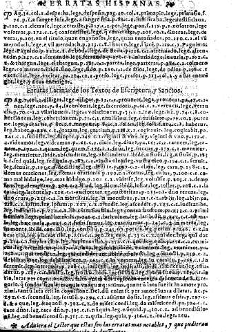 Errata Hispanas